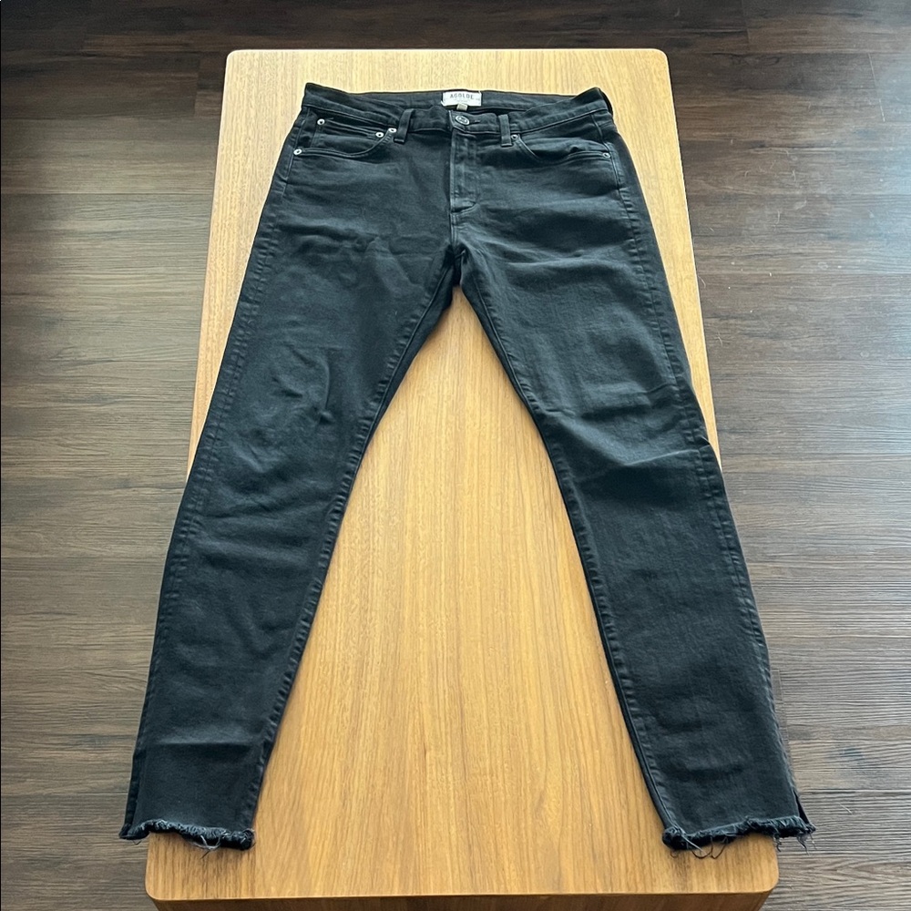 Agolde Men's Black Skinny Jeans